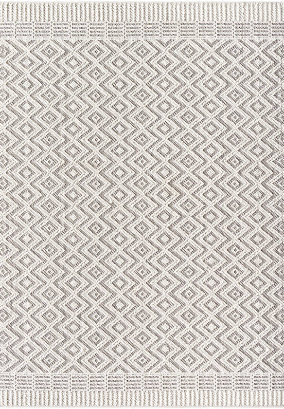 Chauntae Modern Light Gray Area Rug