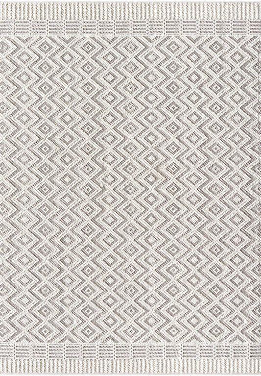 Chauntae Modern Light Gray Area Rug
