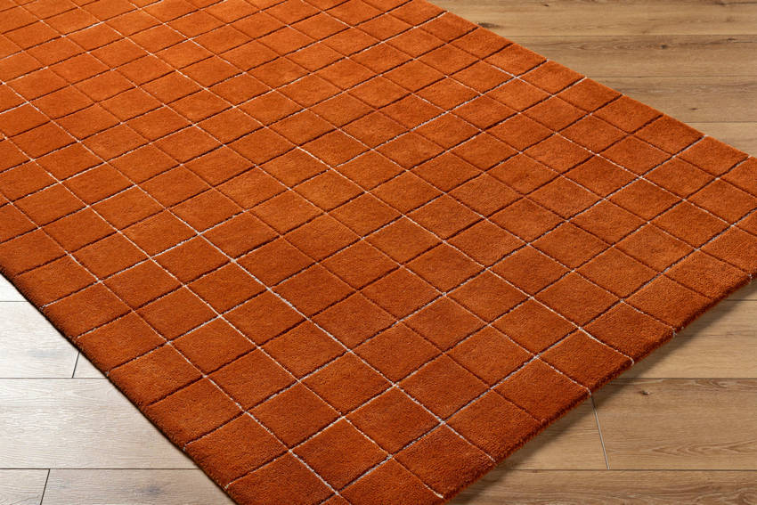 Nasreen Modern Rust Area Rug - Timeless Elegance & Charm