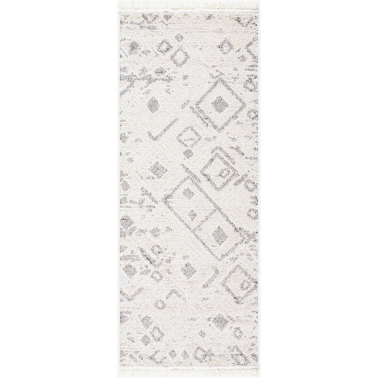 Monesha Modern Ivory/Black Area Rug