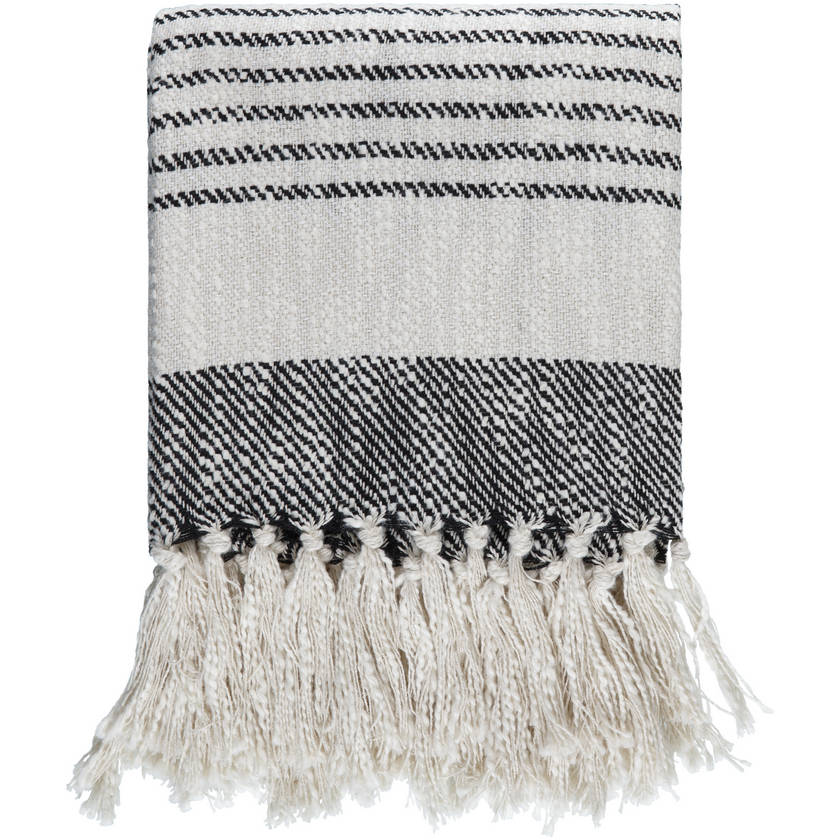 Prolo Light Beige/Black Throw - Becki Owens x Livabliss