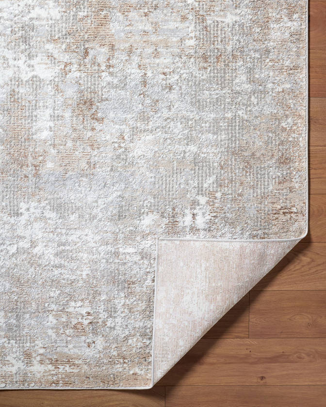 Karsten Modern Dark Brown/Light Gray Area Rug