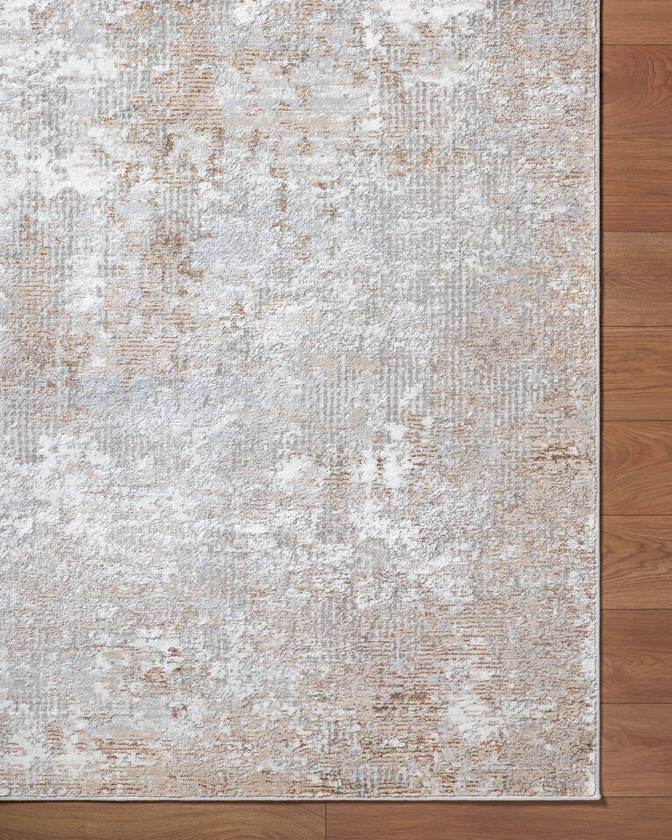 Karsten Modern Dark Brown/Light Gray Area Rug