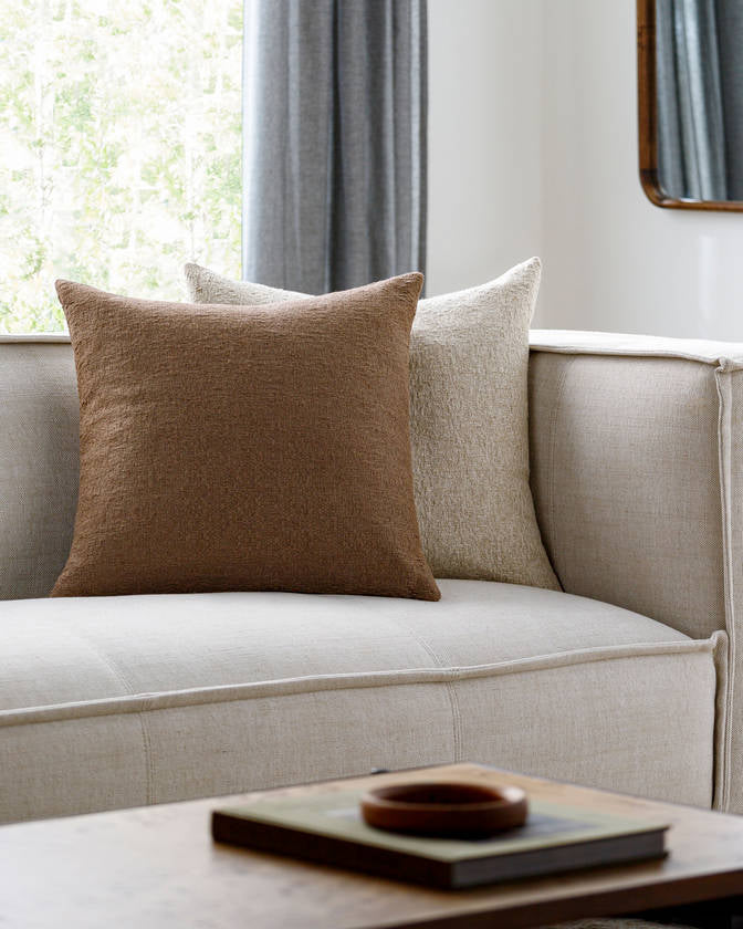 Letisia Brown Pillow Cover