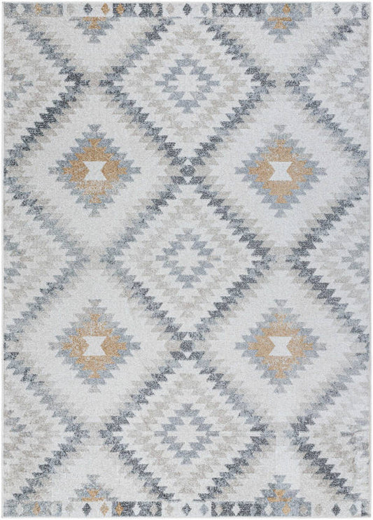 Kwartier Rustic Medium Gray Area Rug