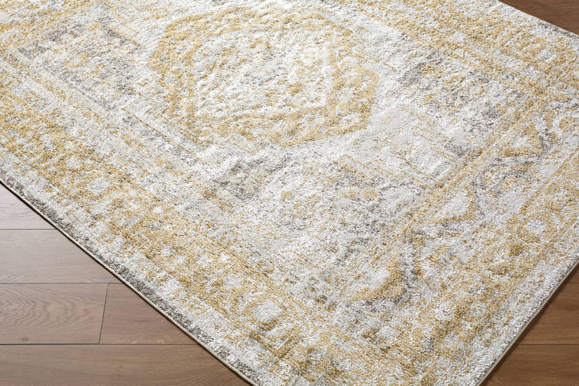 Elimelech Traditional Light Brown Area Rug