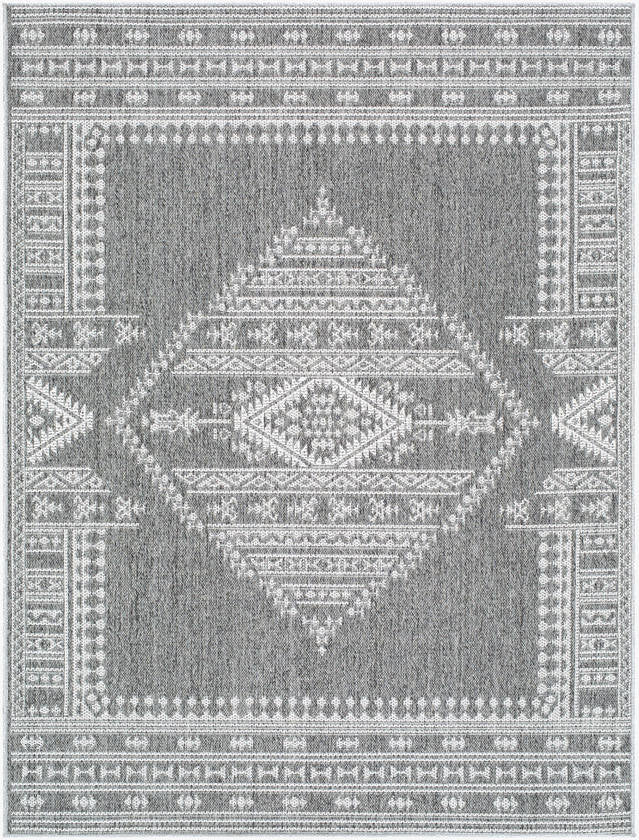 Leiha Cottage Medium Gray Area Rug