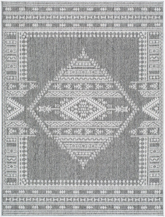 Leiha Cottage Medium Gray Area Rug