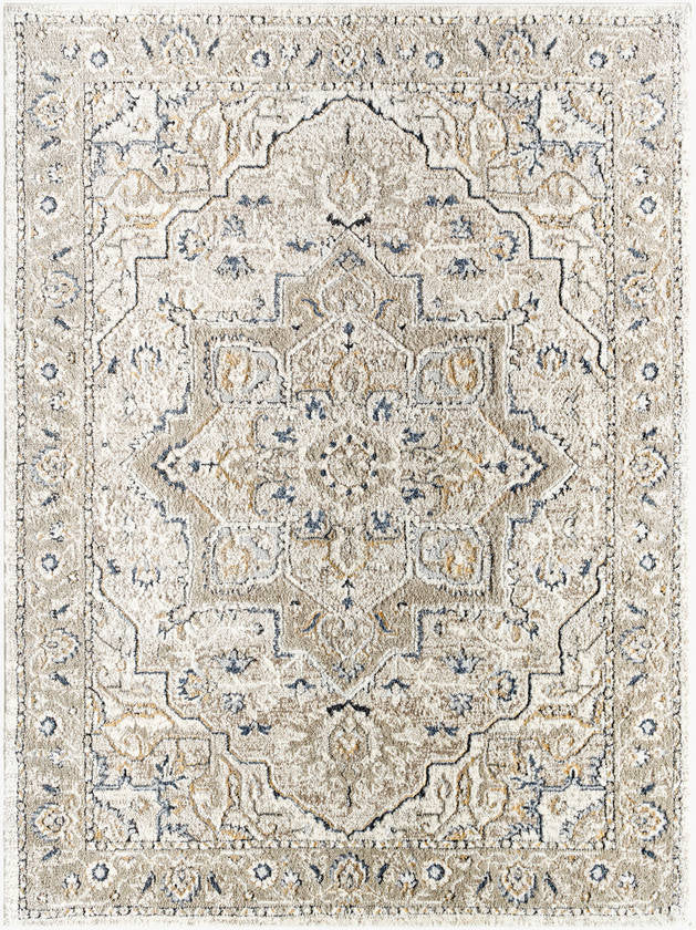 Ralphael Traditional Dark Brown Area Rug
