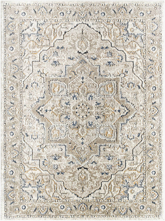 Ralphael Traditional Dark Brown Area Rug