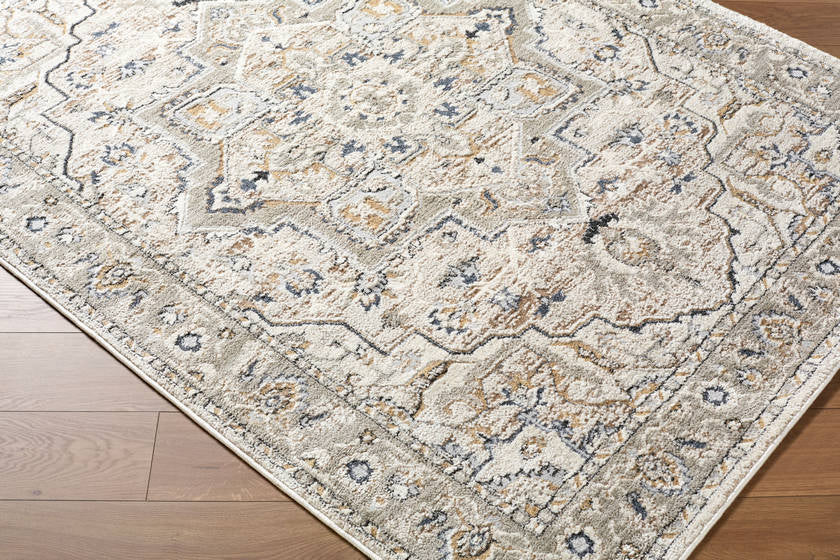 Ralphael Traditional Dark Brown Area Rug