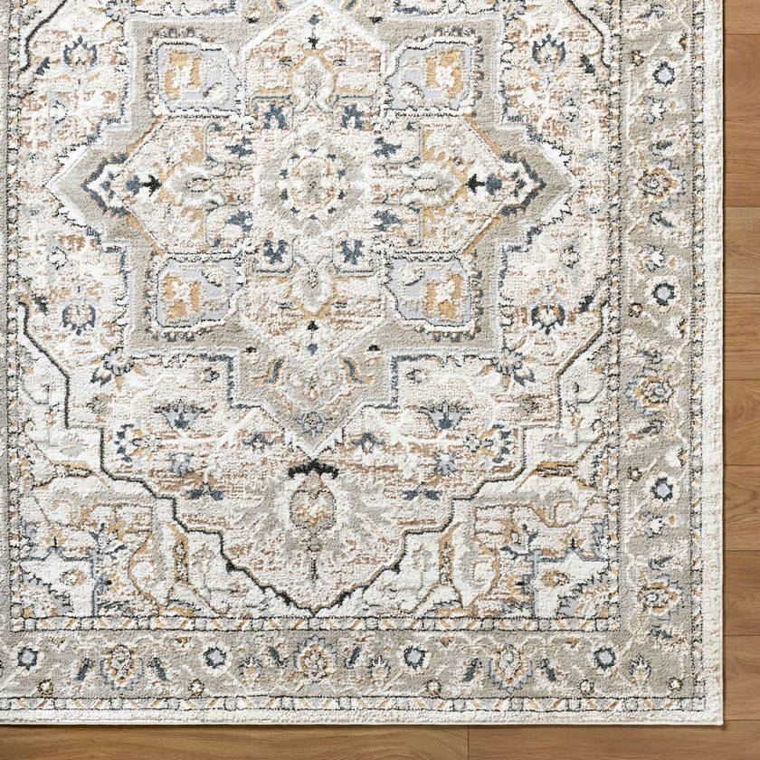 Ralphael Traditional Dark Brown Area Rug