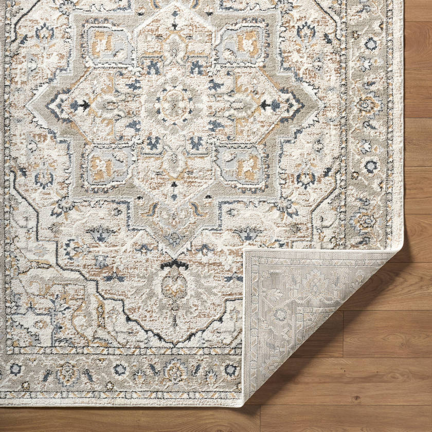 Ralphael Traditional Dark Brown Area Rug