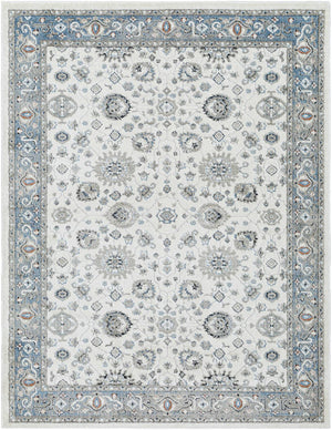 Nell Traditional White Area Rug