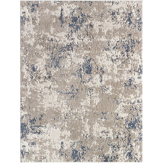 Latrese Modern Dark Blue Area Rug