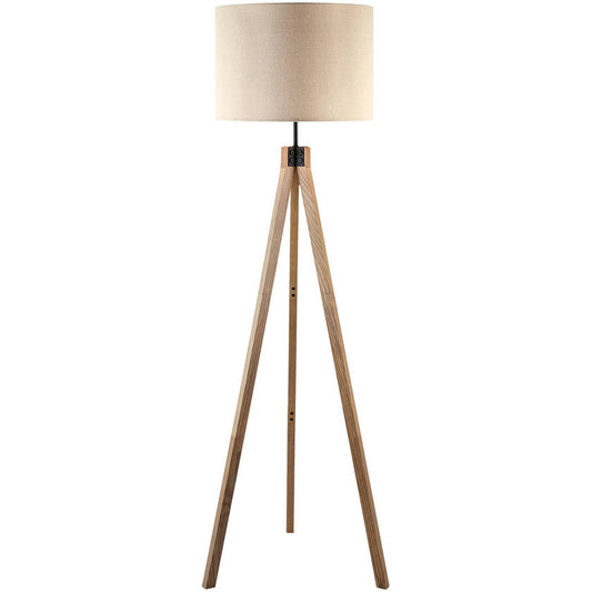 Cecila Cottage Brown Floor Lamp