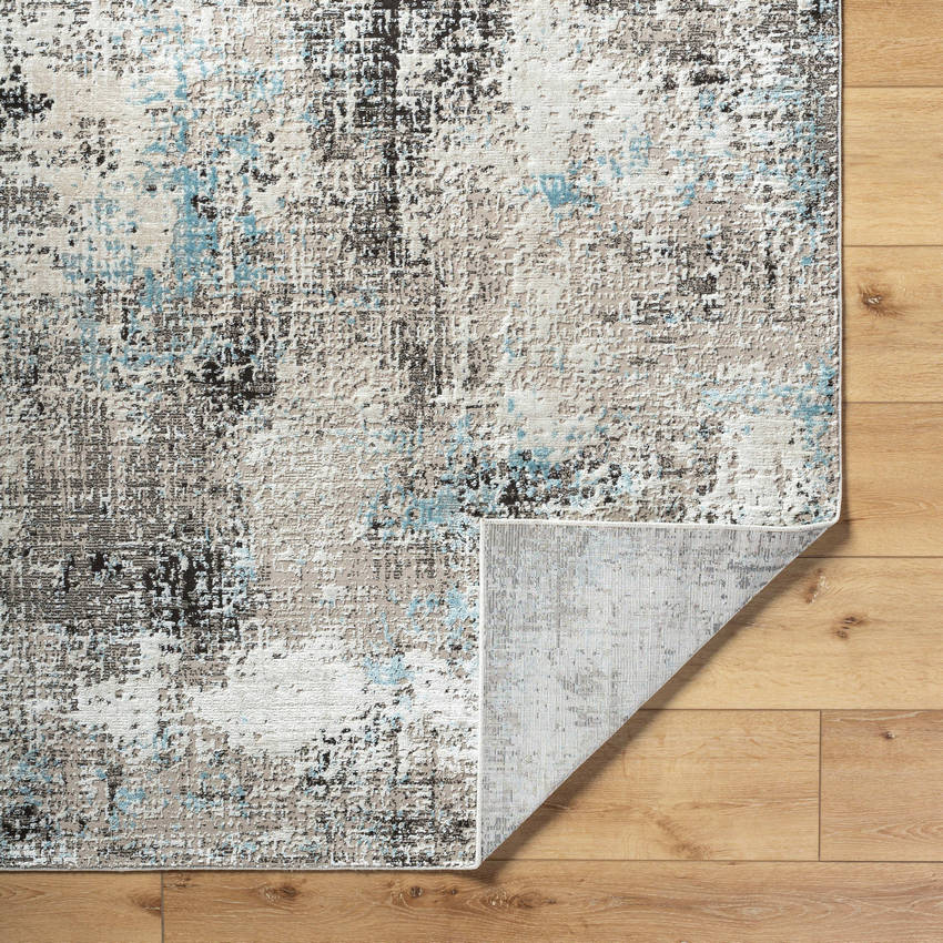 Latonya Rustic Ivory/Blue Area Rug