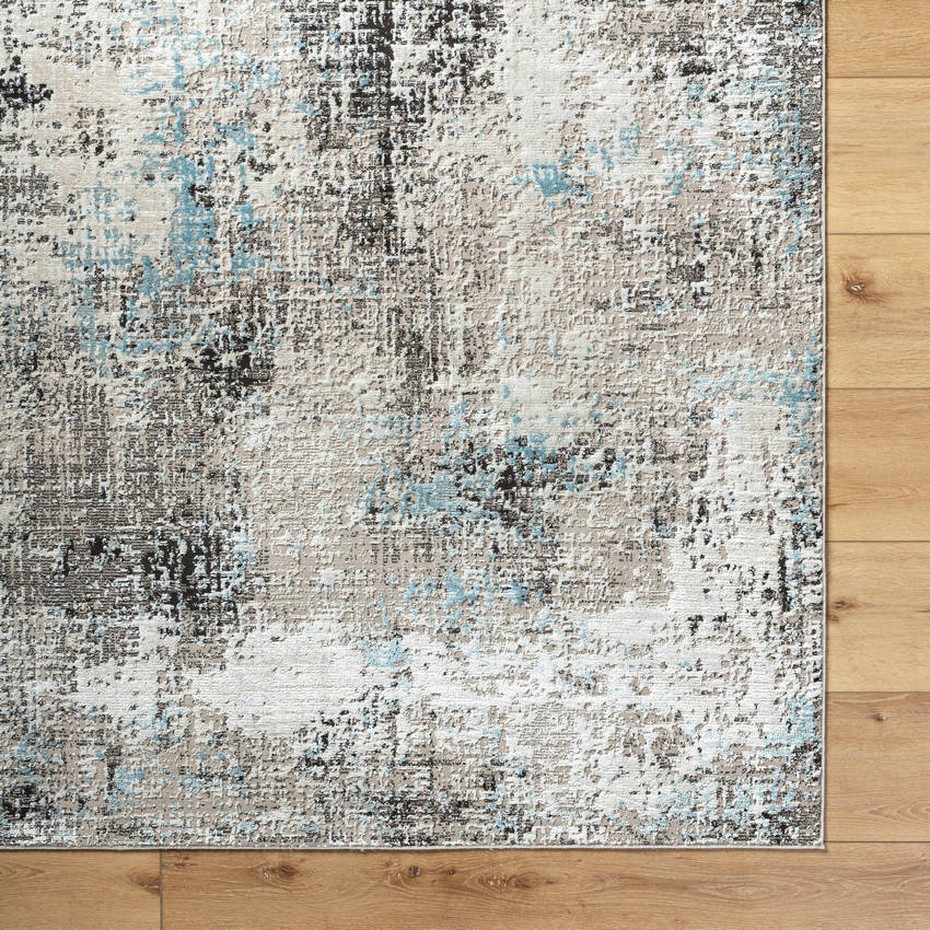 Latonya Rustic Ivory/Blue Area Rug