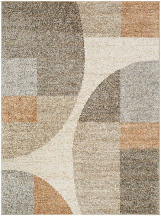 Ananda Modern Light Brown Area Rug