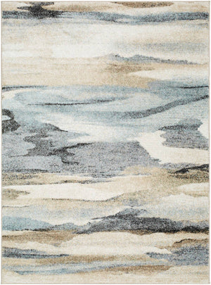 Bennington Modern Aqua Area Rug
