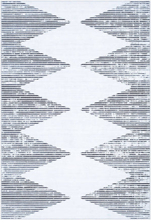 Eulanda Modern Ivory Washable Area Rug