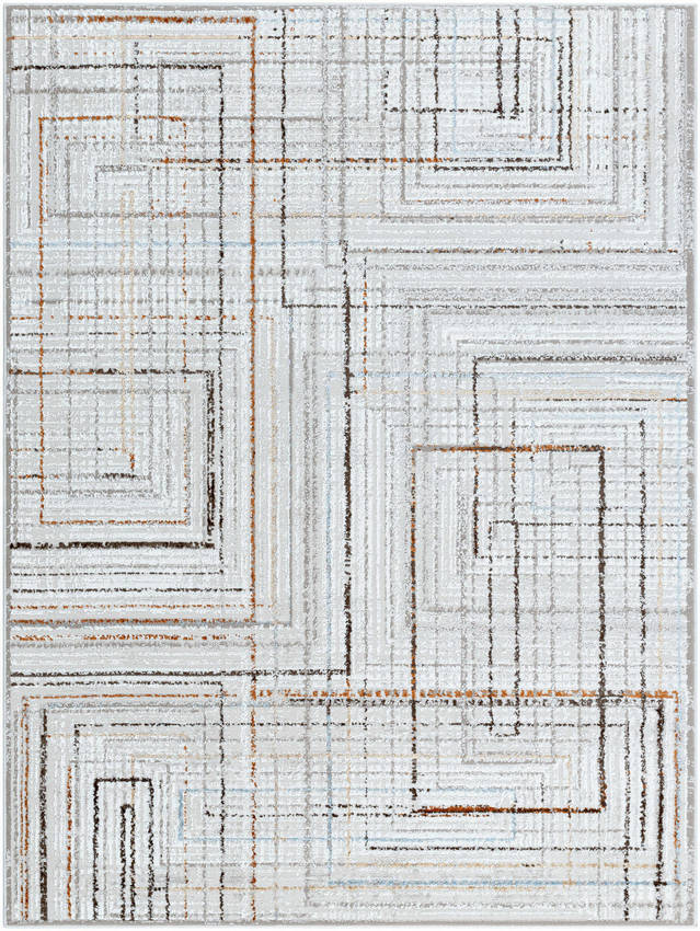 Thierry Rustic Dark Brown Area Rug