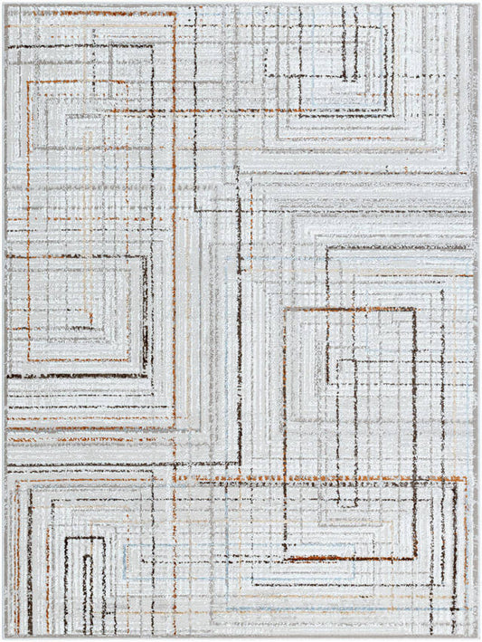 Thierry Rustic Dark Brown Area Rug