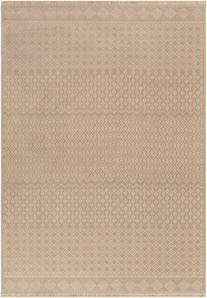 Ciro Cottage Tan Washable Area Rug