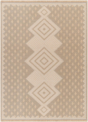 Yuriko Cottage Tan Washable Area Rug