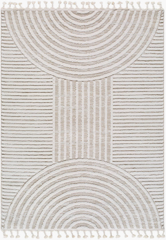 Kyra Modern Light Beige Area Rug