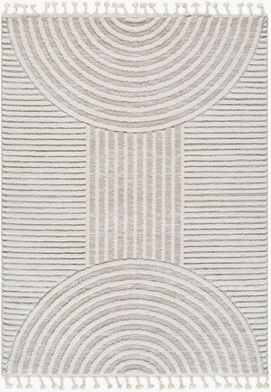 Kyra Modern Light Beige Area Rug