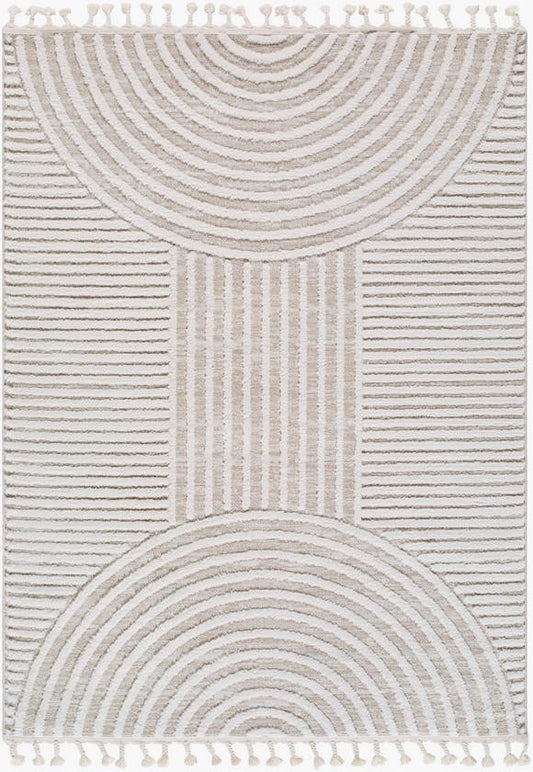 Kyra Modern Light Beige Area Rug
