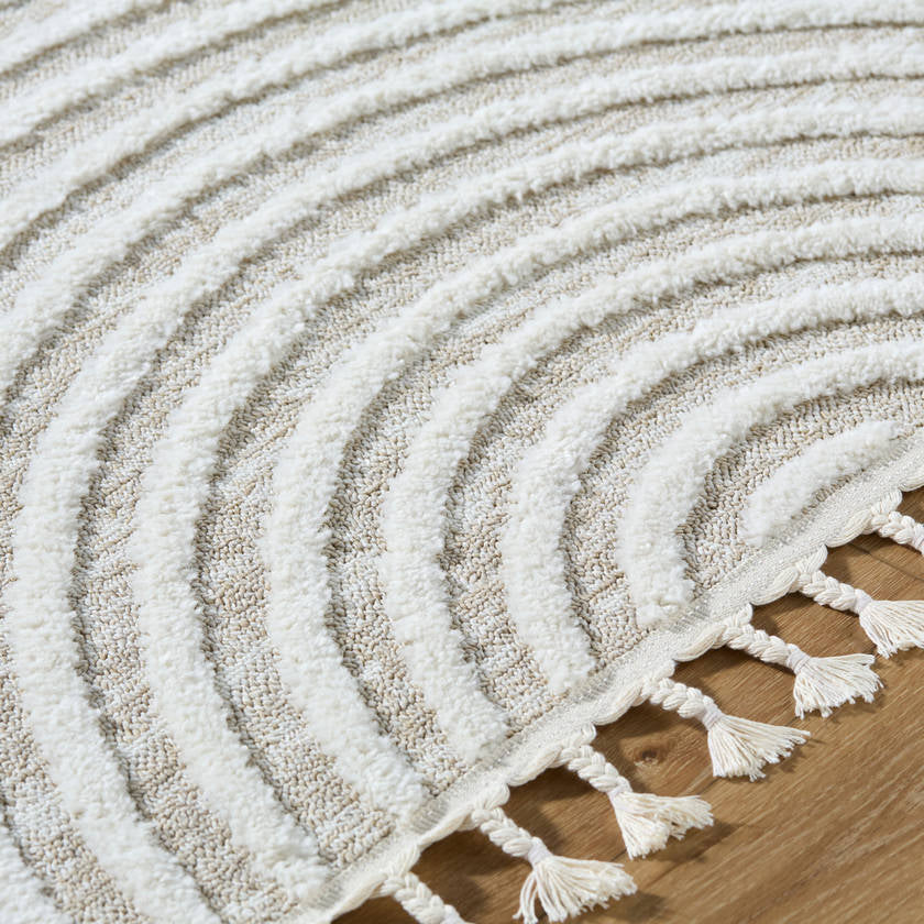 Kyra Modern Light Beige Area Rug