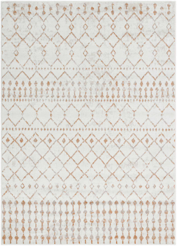 Olburgen Global Light Gray/Rust Area Rug