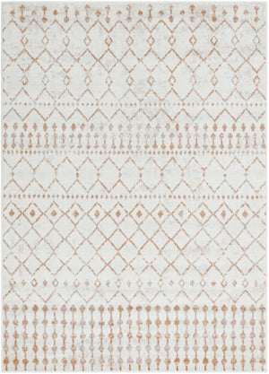Olburgen Global Light Gray/Rust Area Rug