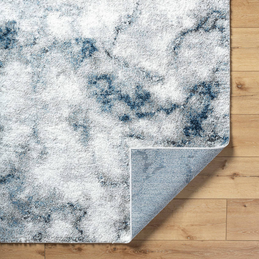 Bonfield Modern Metallic - Silver Area Rug