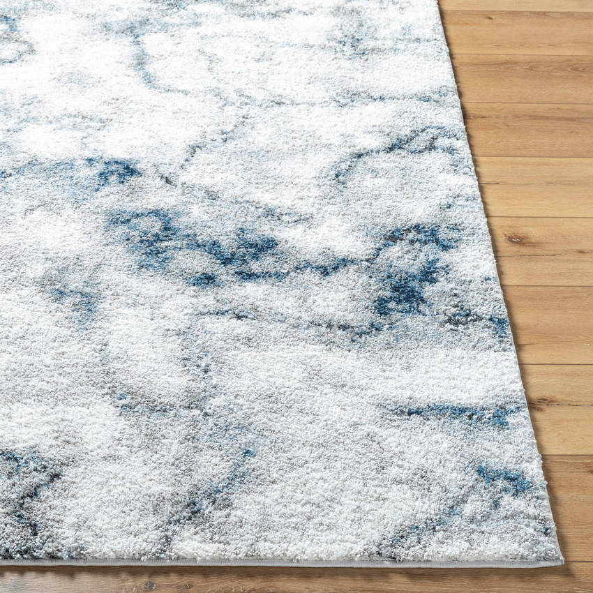 Bonfield Modern Metallic - Silver Area Rug