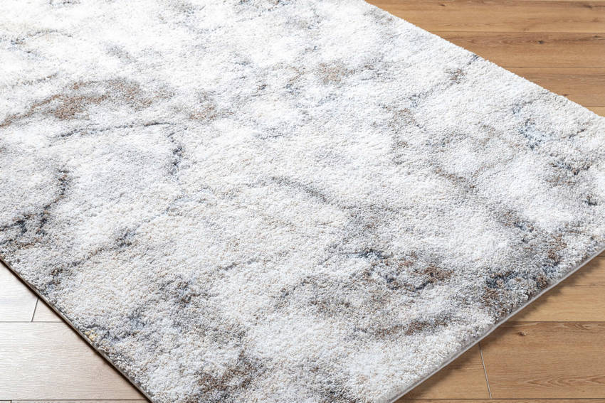 Bonfield Modern Light Silver Area Rug