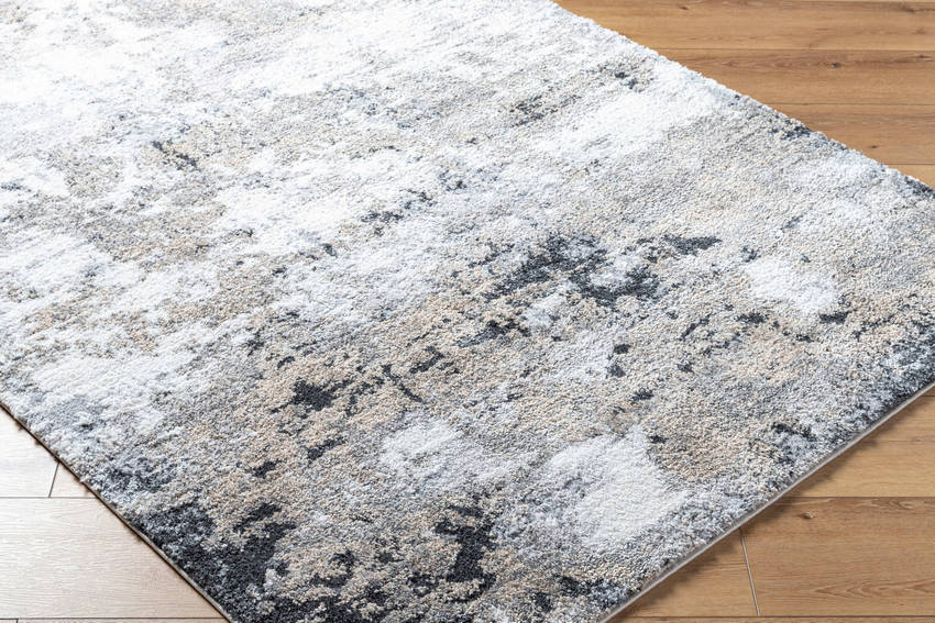 Charta Modern Light Silver Area Rug