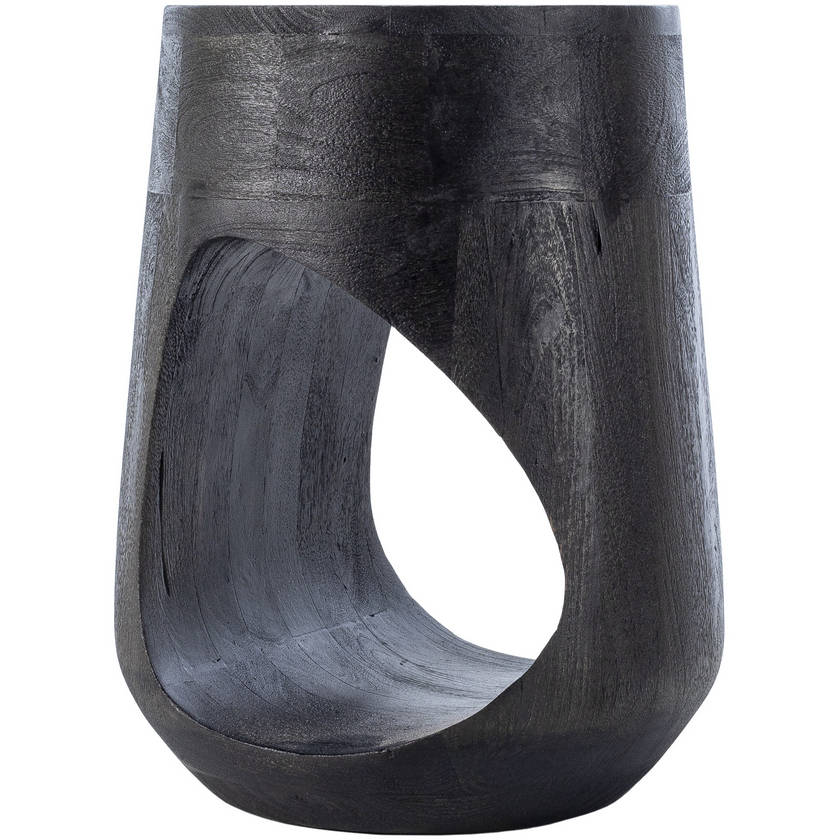 Renita Black End Table