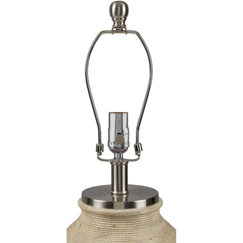 Genk Traditional Beige Table Lamp