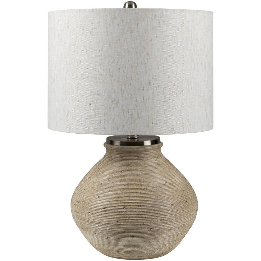 Genk Traditional Beige Table Lamp