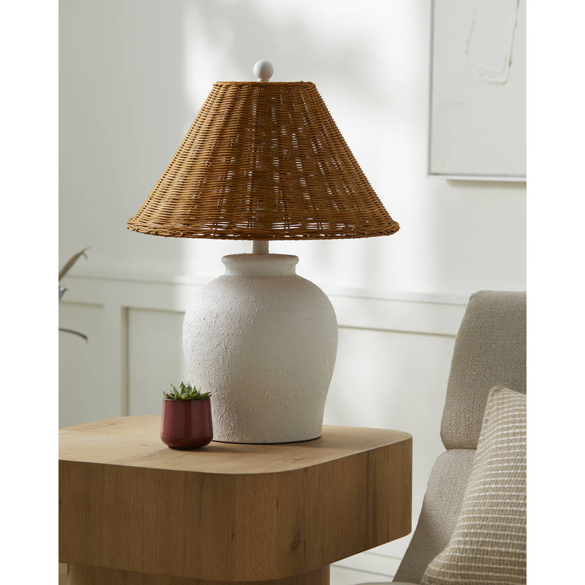 Jairo Global White Table Lamp