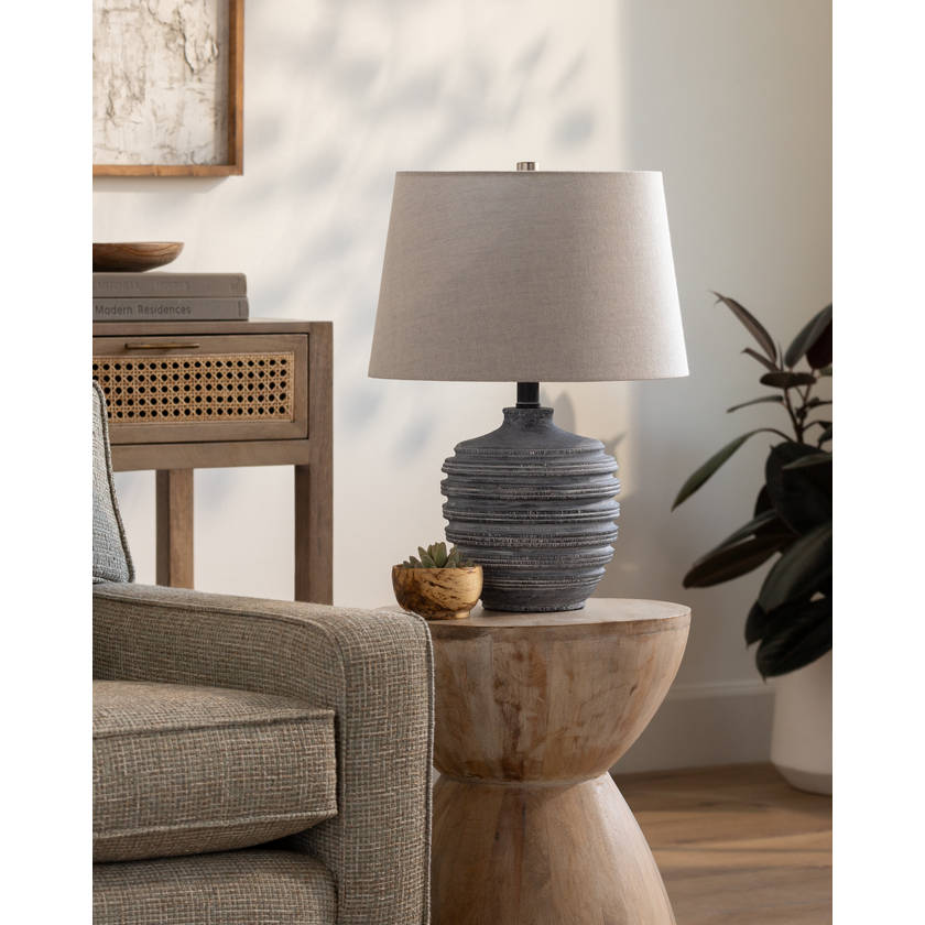 Josel Traditional Light Gray Table Lamp