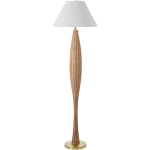 Alexcia Traditional Tan Floor Lamp