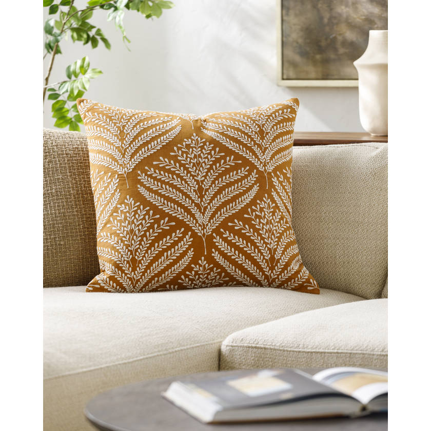 Jacquana Camel Pillow Cover