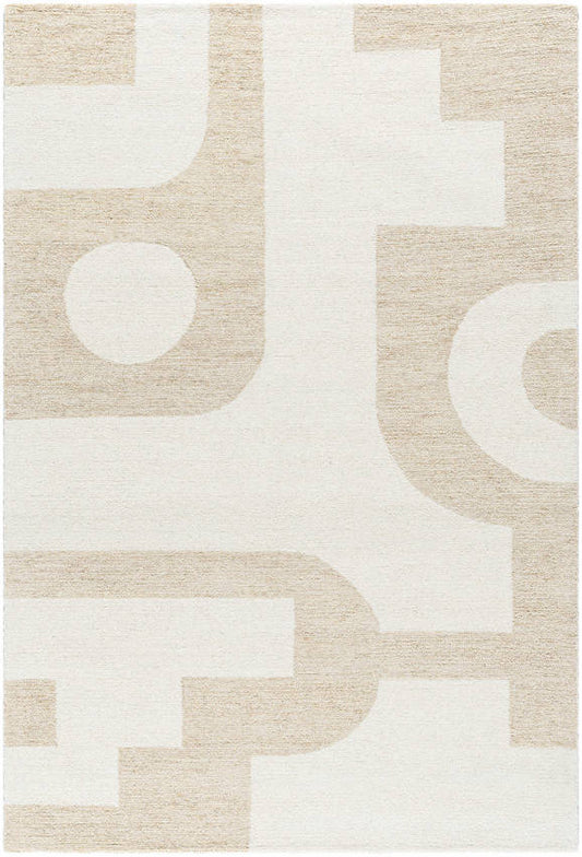 Duc Modern Cream Area Rug