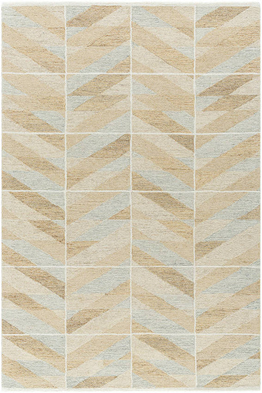 Micael Modern Medium Brown/Light Gray Area Rug