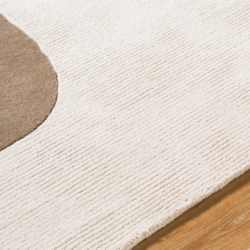 Evette Modern Taupe/Charcoal Area Rug