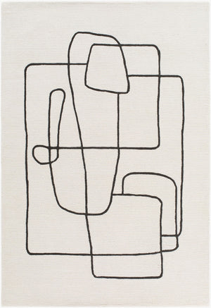 Uzoamaka Modern Ivory Area Rug